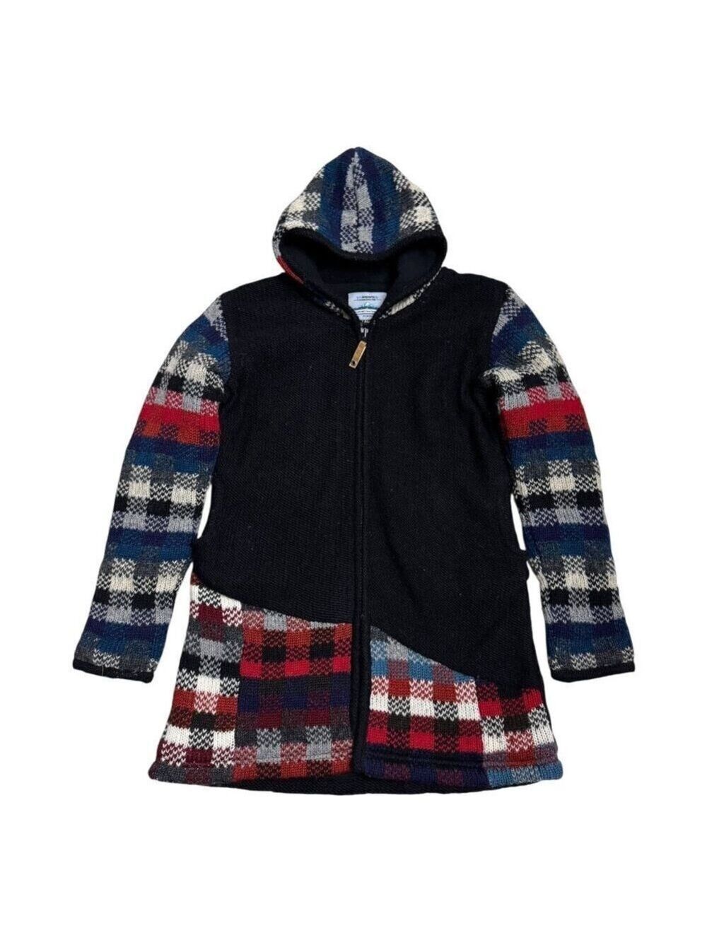 ARK IMPORTS New Zealand WOOL Knit Vintage Y2K Winter Nepal Jacket Womens Small